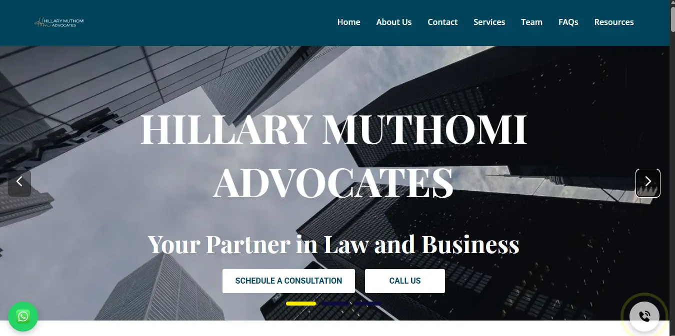 HM Advocates Website